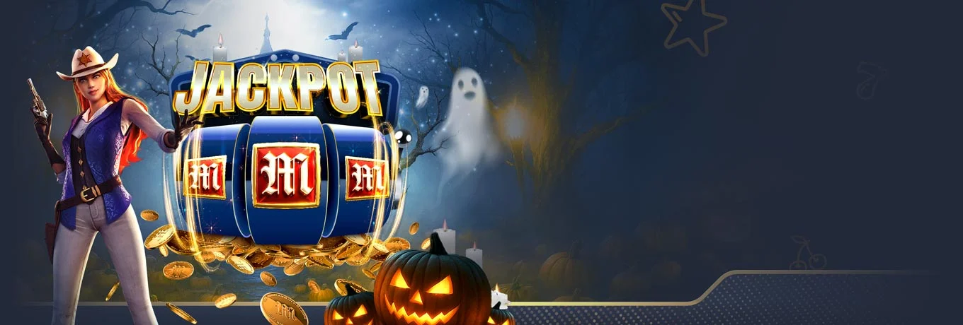 Halloween theme with ghosts and pumpkins