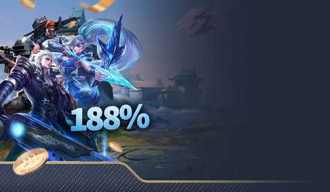 188% ESPORTS WELCOME BONUS