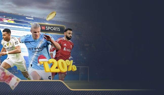 Bonus 120% MSPORTS WELCOME BONUS